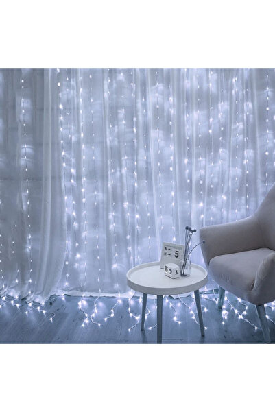Wertcraft Perdea tip ploaie cu joc de lumini - alb rece, interconectabila, 26...