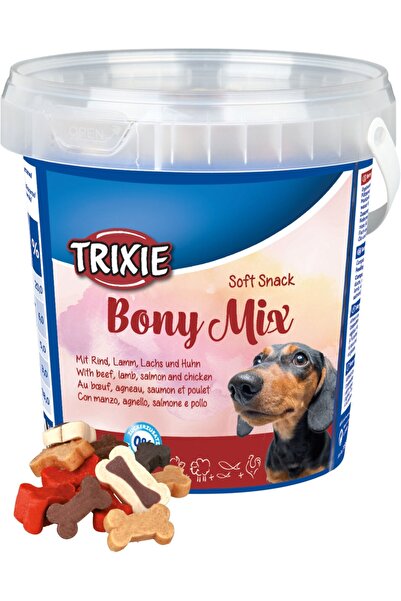 Trixie Dog Treats, Soft Bones Mix With Beef/Lamb/Salmon/Chicken, 500 g, 31496