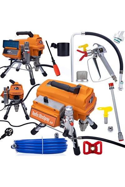 Rosfix Agregat Pistol Vopsit Tornado RT4 | 3000W 22MPa 3,2L/min UltraSpray