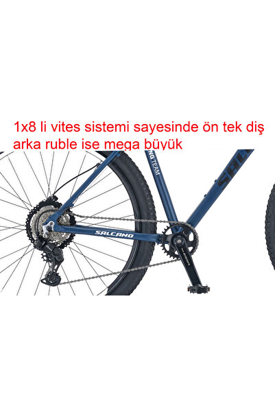 Salcano NG Team 100-8 27.5HD 16 Kadro Hidrolik Disk Fren Dağ Bisikleti (155 / 175 cm arası boy)