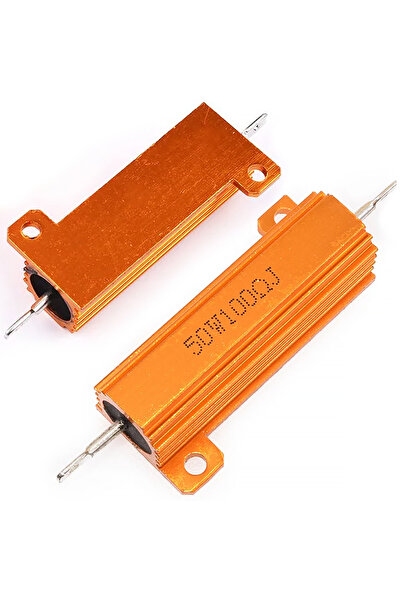 Rosfix Rezistor Putere 50W 4Ω Canbus | Carcasă Aluminiu, Anti-Eroare LED