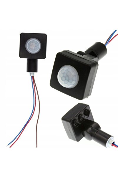 Rosfix Senzor Mișcare PIR 230V M10x1 | Detecție 6m 120° | 100W, Reglabil