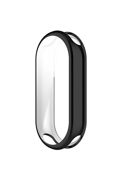 Tagomoon Xiaomi Smart Band 10 ( Mi Band 10 ) ile Uyumlu Kasa Ve Ekran Koruyucu 360 Tam Koruma Silikon Kılıf
