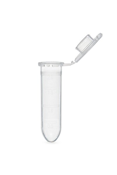 Globe Scientific 111572 Polypropylene Graduated Microcentrifuge Tube with Snap Cap, 2ml Capacity, Na