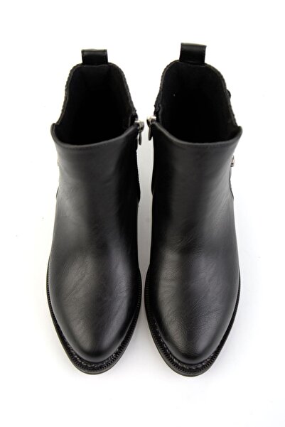 Bambi Siyah Siyah Kadın Bot & Bootie K02688007209