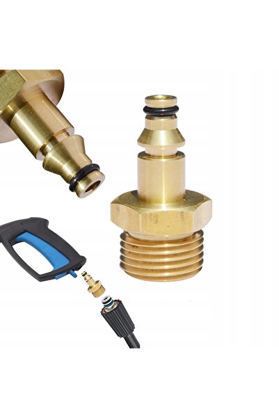 Rosfix Adaptor M22x1,5 din Alamă | Compatibil cu Nilfisk/Stihl Seria Home