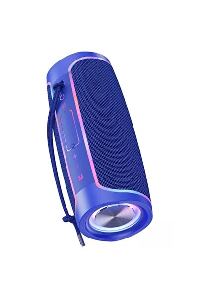 KAKUSİGA Portable Speaker TWS KSC-614 Colorful Light, Bluetooth 5.0, Blue