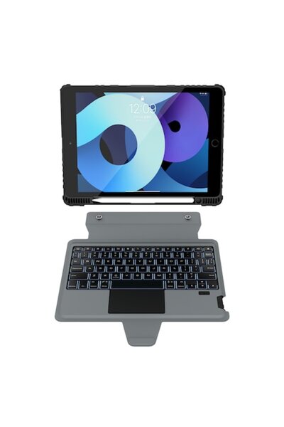 Nillkin Husa pentru iPad 10.2'' 2021/2020/2019, Bumper Combo, cu tastatura Bluetooth, detasabila si iluminat