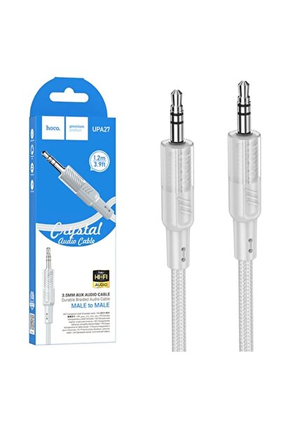 Hoco Cablu audio (UPA27), Jack 3.5mm (M) la Jack 3.5mm (M) - Împletit, 1.2m, ...