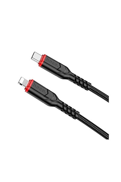 Hoco USB-C to Lightning Charging Cable X59 Victory 20W, 2M, Textile, Black
