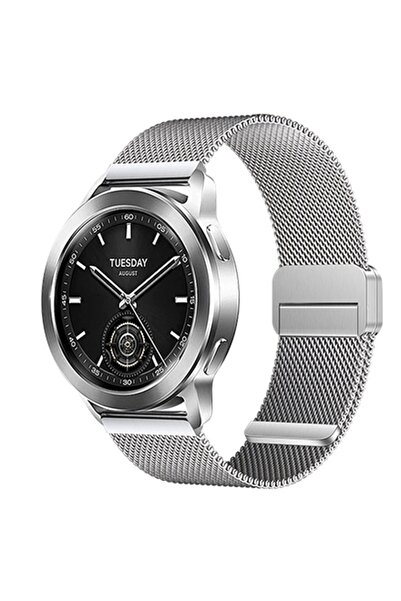 Hoco Curea metalica (WH07), pentru SmartWatch Universala, conectori 20 mm, Magnet, Stainless, Milane