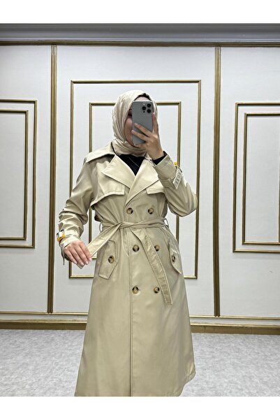 NİLNUR MODA KEMERLİ TRENÇKOT