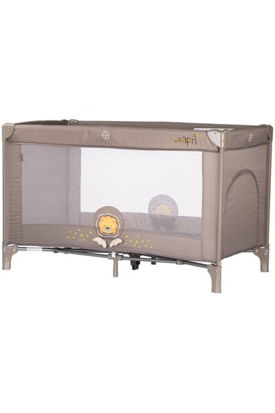 Chipolino Pătuț pliabil pentru bebeluși Capri Lion Bej