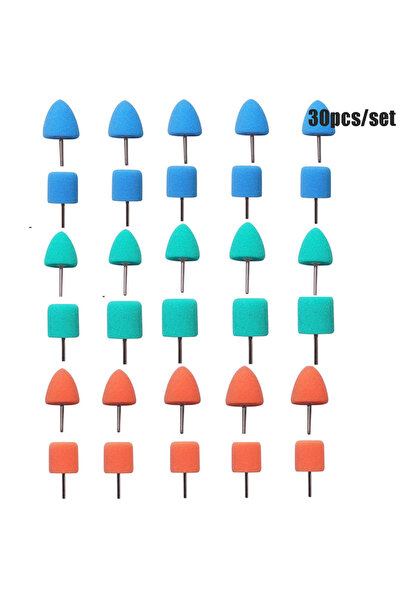Choice1 30Pc Mix set NuoDunco 6pcs /30pcs Set Mini Polishing Sponge Car Conto...