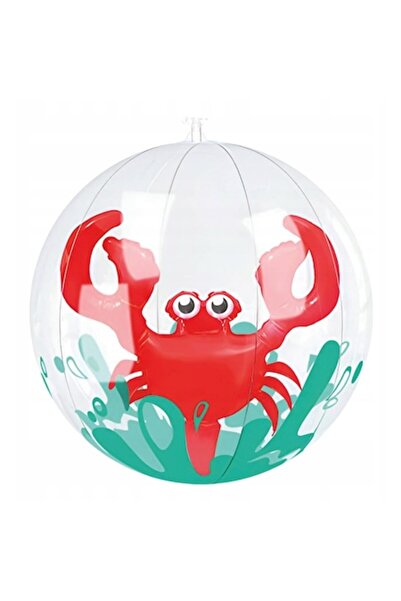 Toy Toy Toy Minge de plajă gonflabilă pentru copii și adulți, 60 cm, model crab
