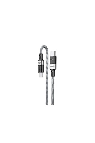 KAKU Data and Charging Cable (KSC-696), USB-C, PD60W, QC3.0, 1.2m, Gray