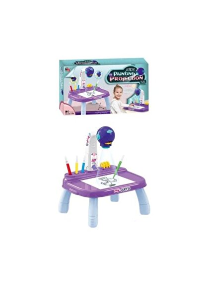 Toy Masuta pentru Desen si Pictura cu Proiector – Set Creativ pentru Copii, V...