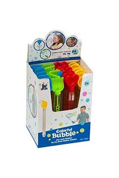 Toy Toy Toy Set de baloane de sapun, 24 sticlute, instrumente in patru culori...