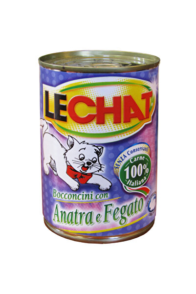 Monge Hrana Umeda Pentru Pisici, LeChat, Cu Ficat Si Rata, 400 g