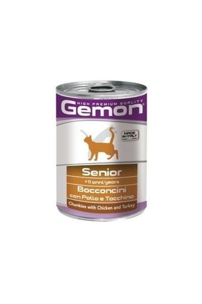 Monge Wet Cat Food, Jamon Senior, With Chicken And Turkey, 415 g