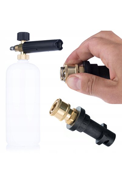 Rosfix Set Piană 1L cu Lance + Adapter 1/4" | Compatibil cu Kärcher K2–K7