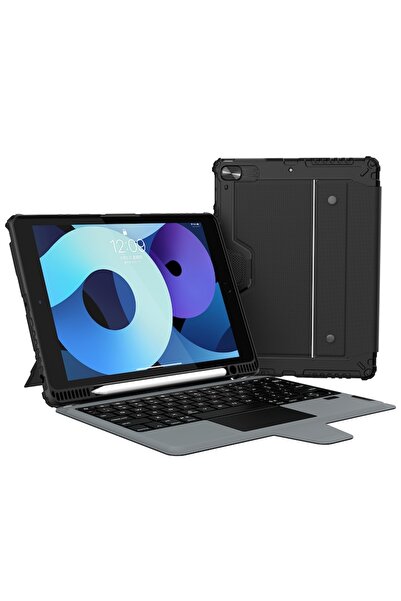 Nillkin Husa pentru iPad 10.2'' 2021/2020/2019, Bumper Combo, cu tastatura Bluetooth, detasabila si iluminat