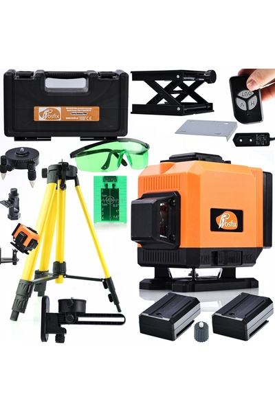 Rosfix Orange Tiger ROT12L Laser Level Set | 12 Lines, 360°, IP54, 25m