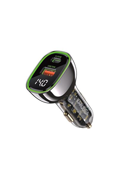 KAKU Încărcător auto (KSC-1054), 95W, 1xUSB-C, 1xUSB-A, PD, QC 3.0, Negru