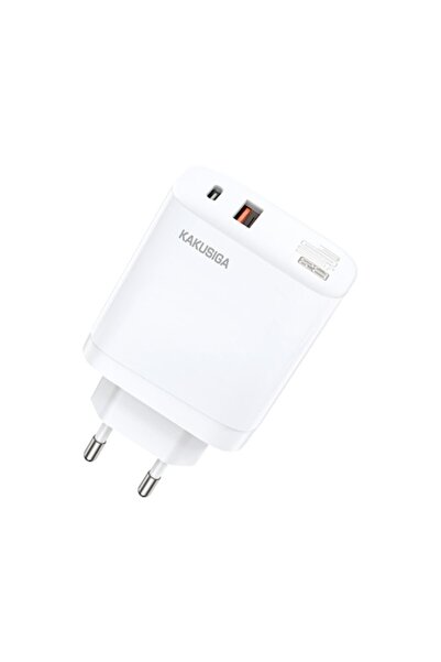 KAKU Charger Type C and USB 40W Fast-Charge White KSC-811