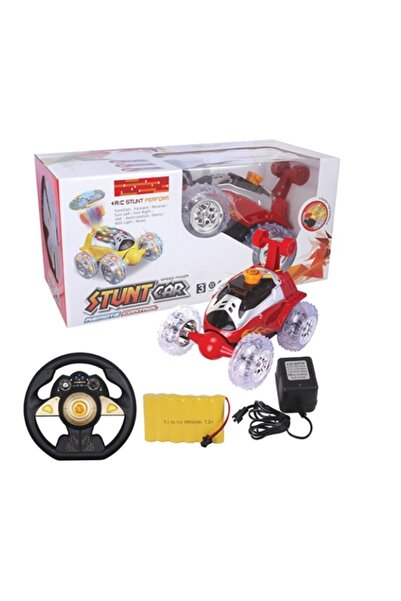 OEM Masina Cascadorie cu Proiectie Super Bomb - Control cu Volan, Lumini si Muzica, Miscare pe 5 Directi