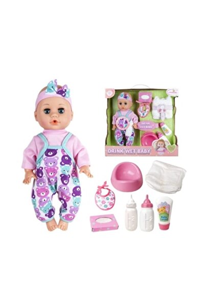 Toy Toy Toy Păpușă interactivă pentru copii, poate mânca și elimina, cu acces...