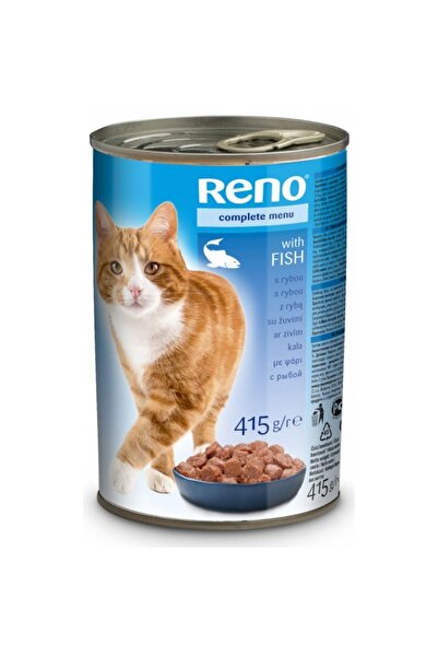 Reno Hrana Umeda Pentru Pisici, Adult, Cu Peste, 415 g