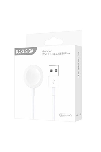 KAKU Încărcător wireless (KSC-798), iWatch, 1,75 W, 5 V, încărcare Qi, conector USB-A, alb