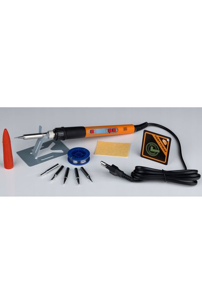 Rosfix Set Stație de Lipit 80W LCD | 11 Piese | 180–500°C | Etui + Topitor