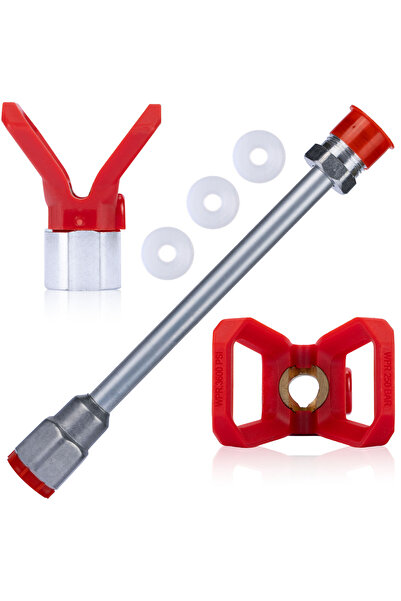 Rosfix Set Lănci Pistol Vopsit 30cm + Garnituri + Protecție Duza 7/8" | 290 Bar