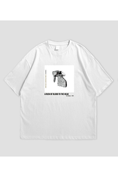 SVART WEAR Coldplay - Tricou oversize unisex cu album