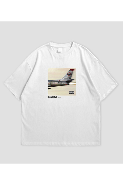 SVART WEAR إمينيم - تي شيرت كبير الحجم للجنسين