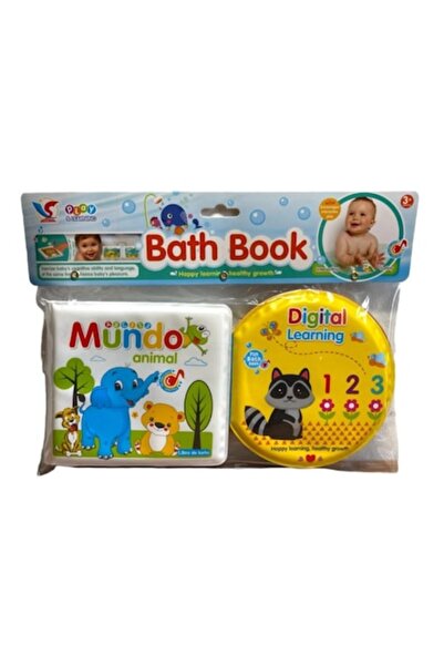 Toy Carte de baie pentru copii – Paradizul animalelor, 2 piese, cu sunet