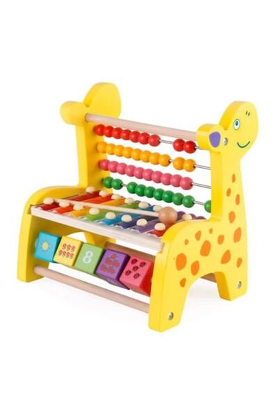 OEM Numaratoare, Xilofon si Cuburi de Invatare, din Lemn, Multicolor - Jucari...