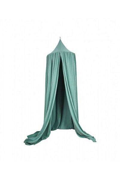 Koell Copertină suspendată din muselină, Koell, cu suport metalic, pentru păt...