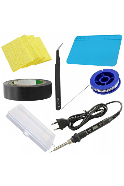 Rosfix Set Pistol de Lipit 80W OC80W + Accesorii | Cutie, Mată, Cositor 0.8mm