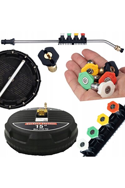 Rosfix Set Curățare T-Racer 15" + Lancă 1/4" | 160 Bar, 60°C, 5 Duze