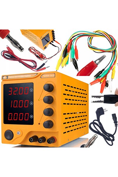 Rosfix Set Alimentator RARES-3210 32V 10A + Cabluri Test | Precizie Înaltă