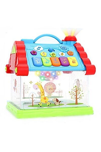 Toy Interactiv - Casă Magică cu Lampă de Noapte, 17 cm