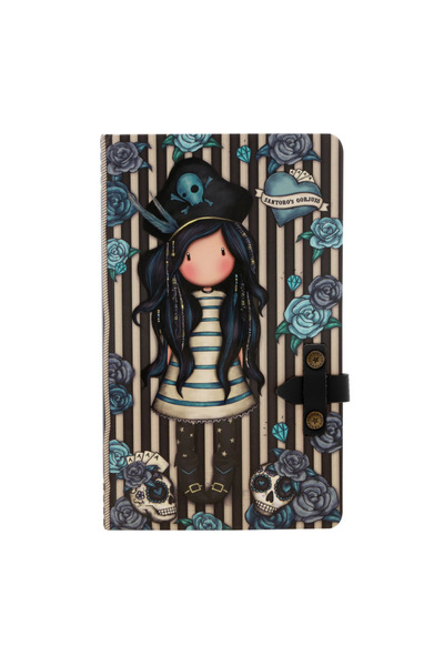 Santoro Gorjuss Gorjuss Black Pearl leather diary