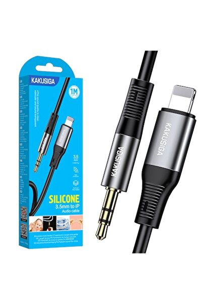 KAKU Cablu audio (KSC-891), de la Lightning la mufă de 3,5 mm (M) - 1 m, negru