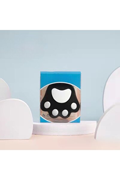 Flippy Βούρτσα μασάζ τριχωτού της κεφαλής, Πόδι γάτας, μέγεθος 7x8 cm, Καθαρισμός και διατήρηση καθαρού τριχώματος, μαύρη