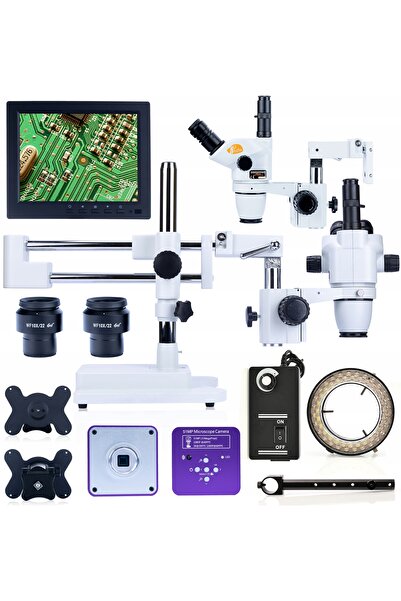 Rosfix Moon Pro Microscope Set + 51MP Camera + 8" Screen + 56x LED Illuminator