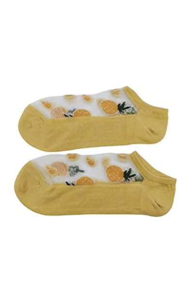 Doty Women's Socks SummerFruits, Yellow