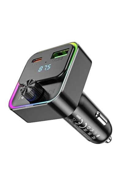 Hoco Modulator FM automat USB QC 3.0 + Tip C PD 30W E81